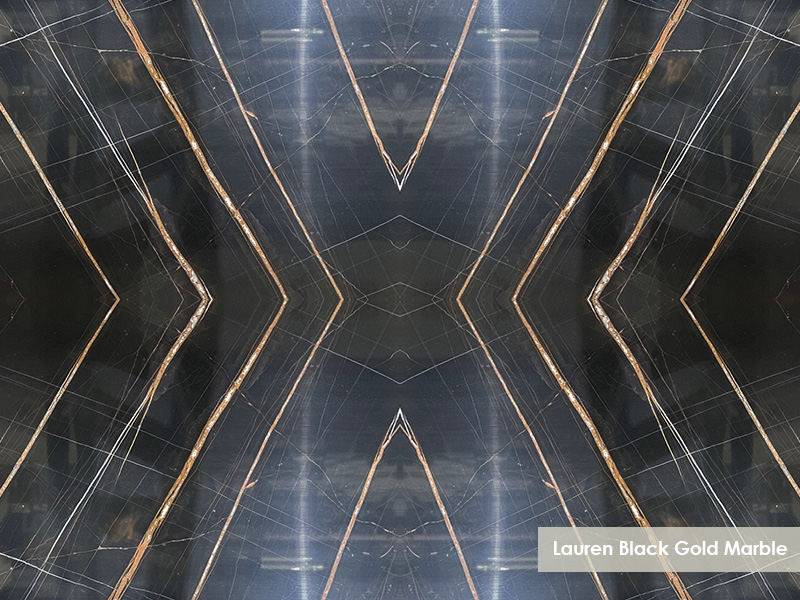 Lauren Black Gold Marble