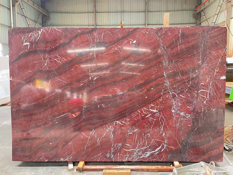 Italy Bordeaux Red Quartzite Slab For Table Tops/ Countertops/ Stair / Wall Tiles