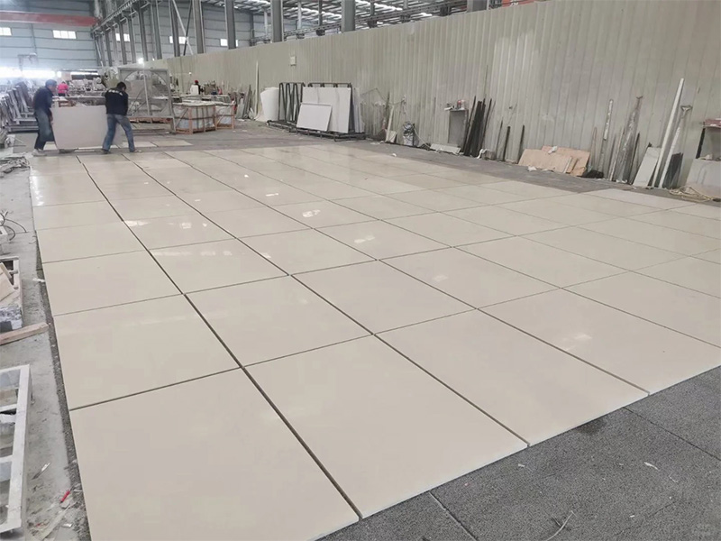 Manufactured Polished Hugo Limestone Slab & Tiles For Flooring