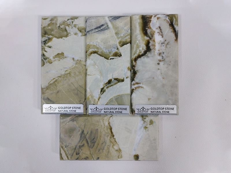 Twilight Green Quartzite Slabs For Countertop / Worktop / Feature Wall / Table Tops