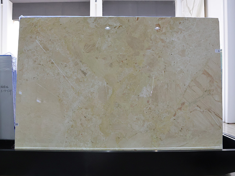 Beige Alma Marble Slabs & Tiles For Flooring / Wall / Staircase / Countertops