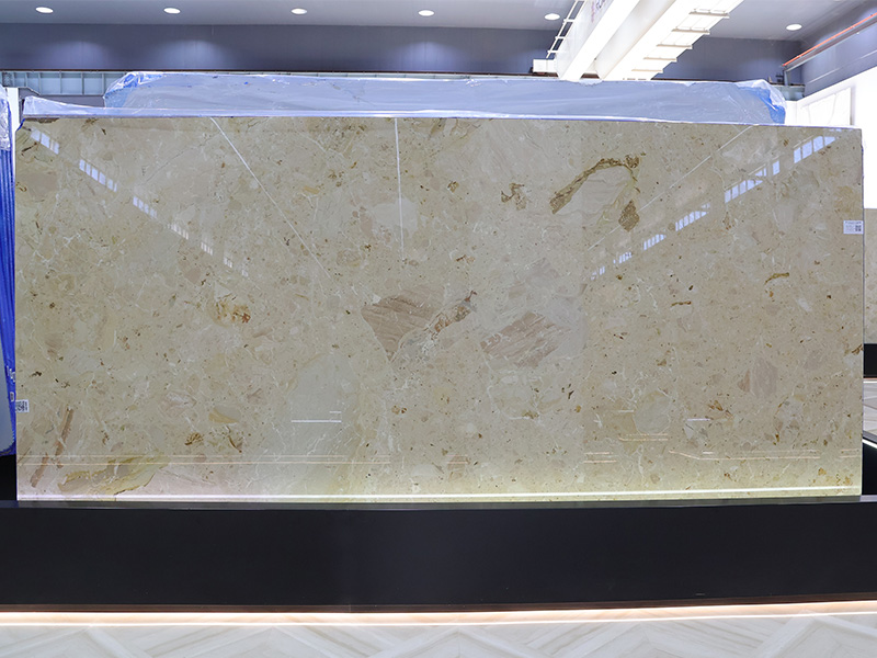 Beige Alma Marble Slabs & Tiles For Flooring / Wall / Staircase / Countertops