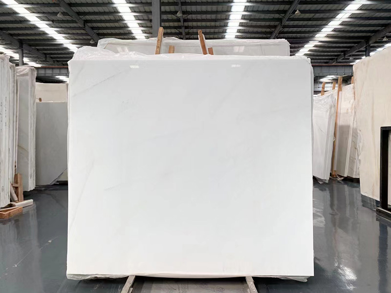 Han White Marble Slab Luxury Stone for Premium Interior Projects
