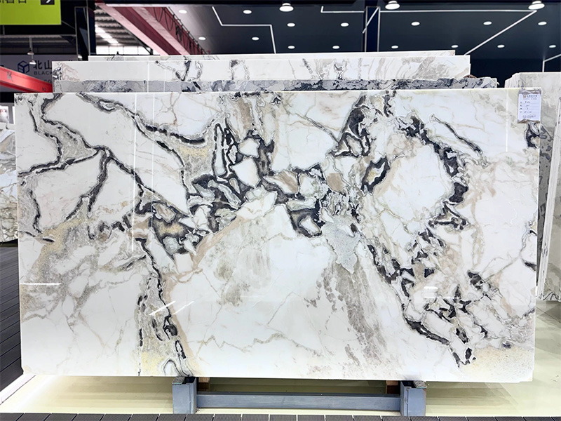 Italy Fendi White Marble Slab for Countertop / Dining Table / Feature Wall