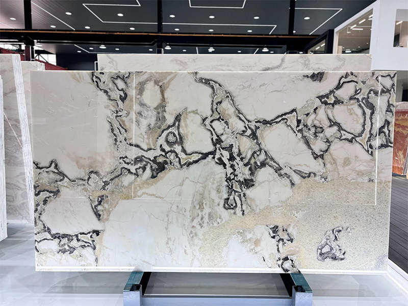 Italy Fendi White Marble Slab for Countertop / Dining Table / Feature Wall