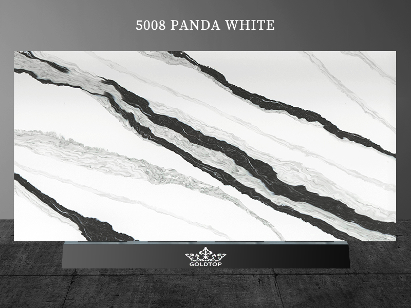5008 Panda White Quartz Slab