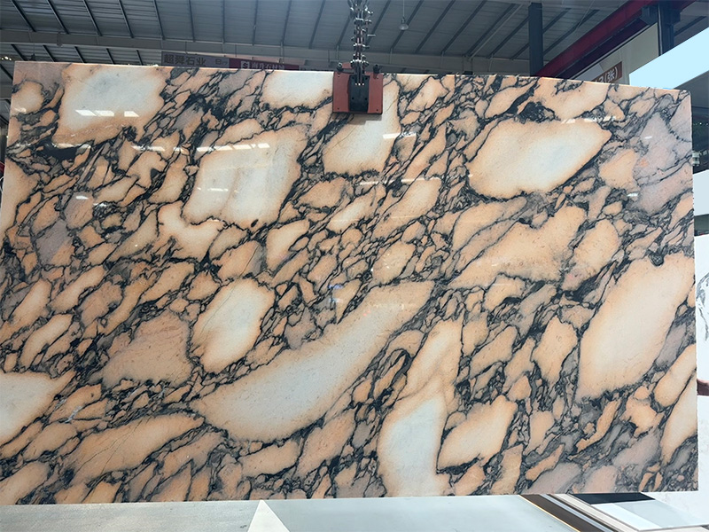 Calacatta Pink Marble Big Slab for Elegant Spaces