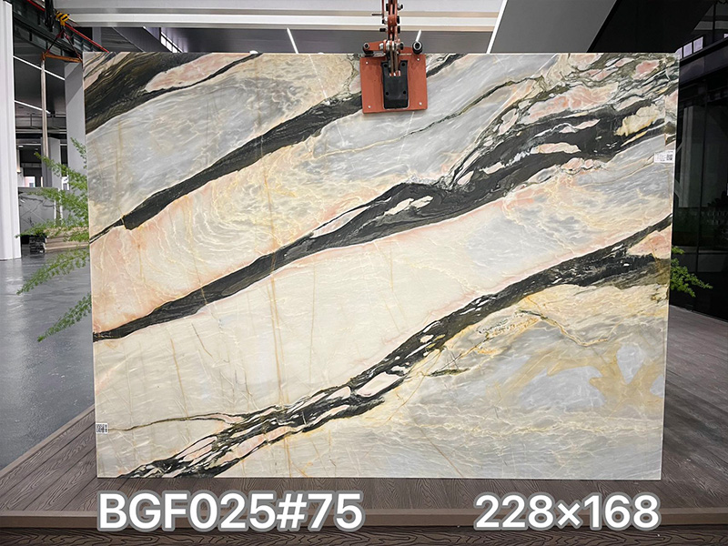 Vietnam Notre Dame Pink Quartzite Slabs for Table/ Countertops/ Backsplash