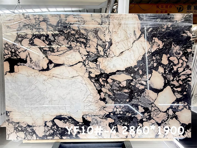 Calacatta Pink Marble Big Slab for Elegant Spaces