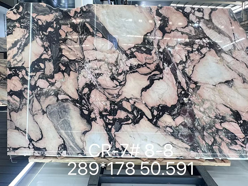 Calacatta Pink Marble Big Slab for Elegant Spaces