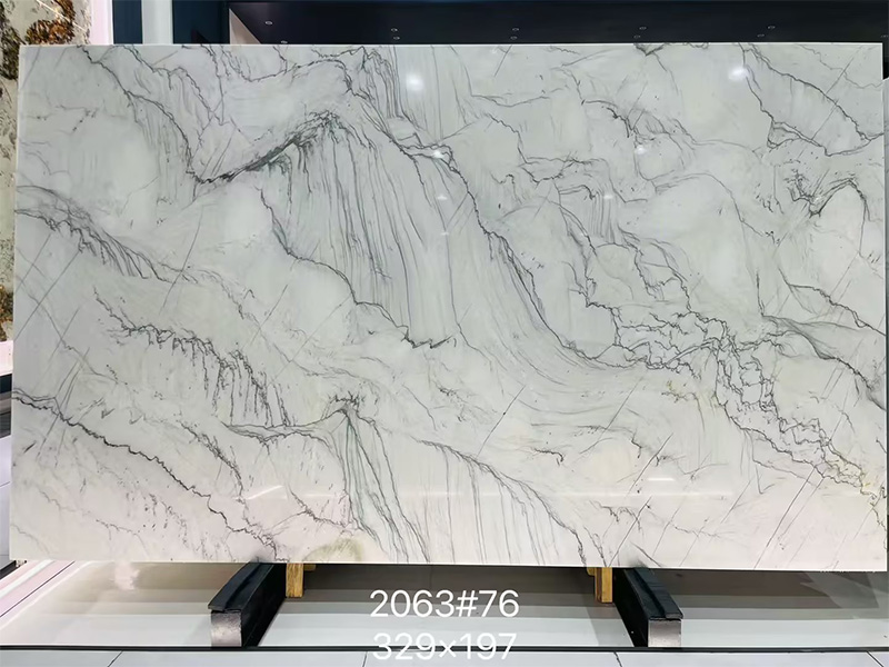 Brazil White Quartzite Mont Lucia Quartzite Slab For Kitchen Countertop