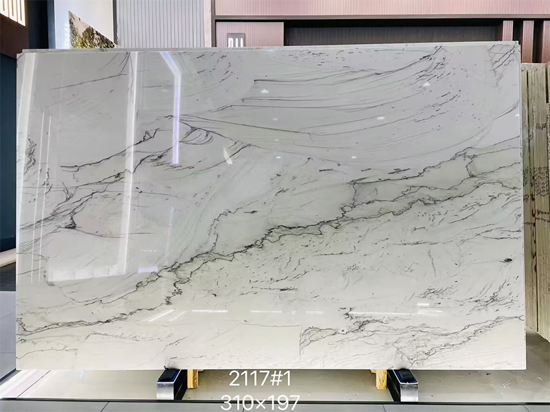 Brazil White Quartzite Mont Lucia Quartzite Slab For Kitchen Countertop
