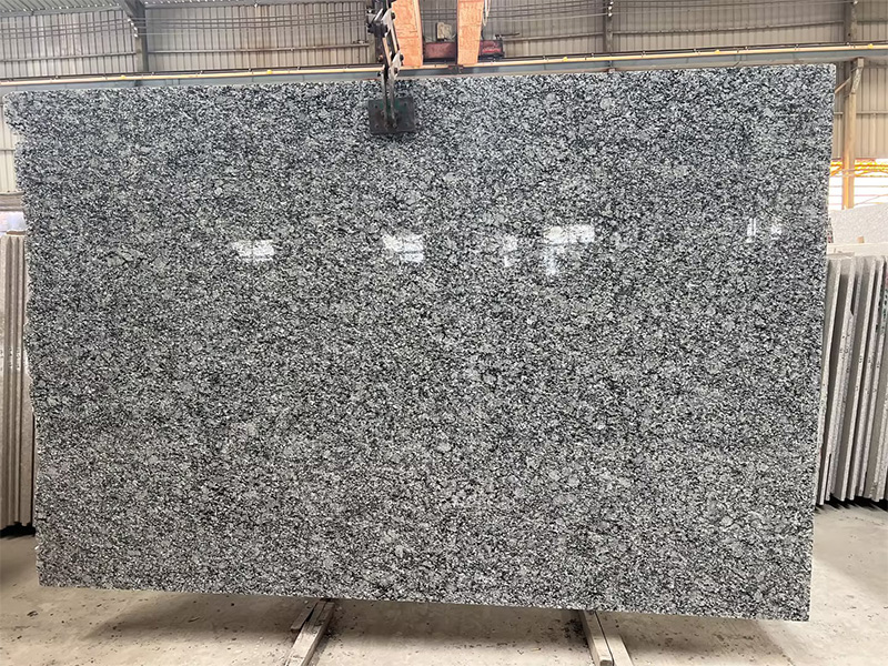 Custom Spray White Granite Countertops for Kitchen