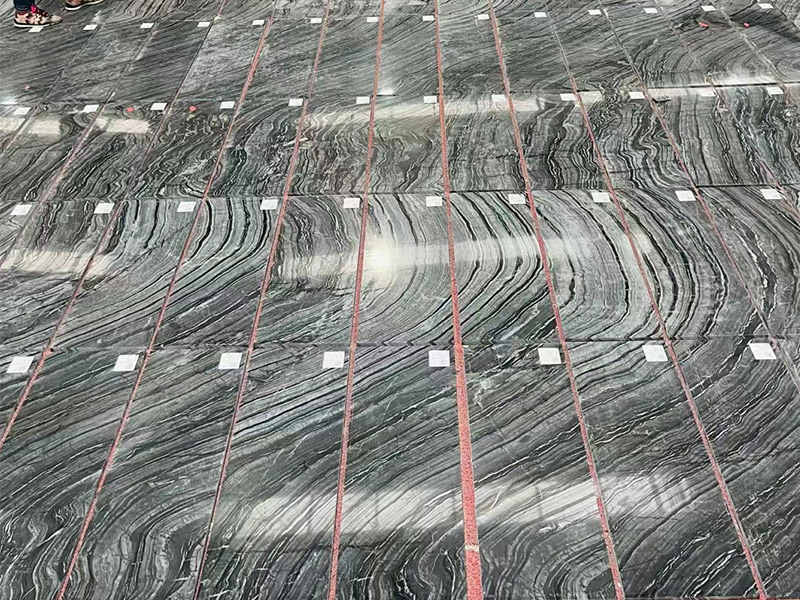 Black Wooden Marble Tiles