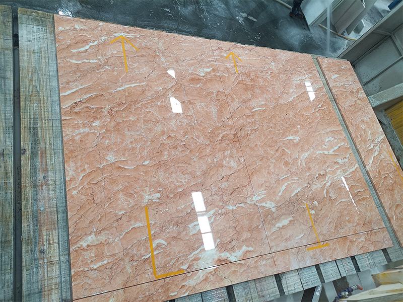 Orange Peel Red Marble Slab for Feature Wall / Kitchen Countertops/ Vanity Tops