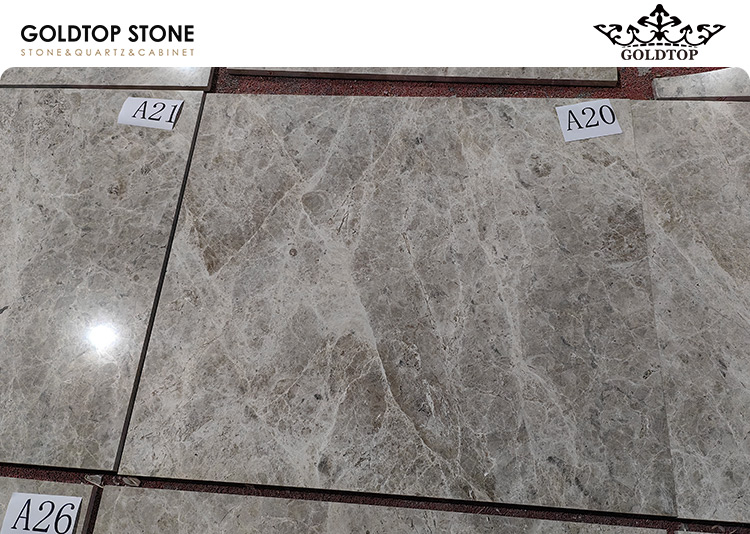 CHAUMET Vietnam Hanoi Boutique Project | Tundra Grey Marble Flooring & Staircase