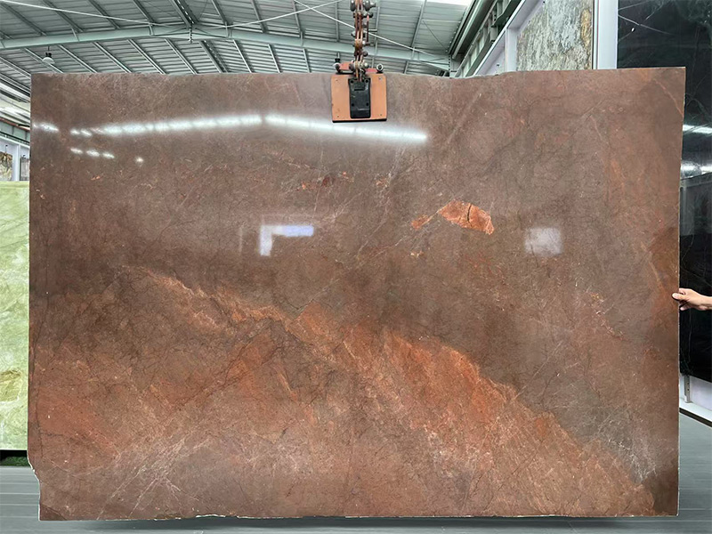 Brown Chocolate Quarzite Slab for Feature Wall / Countertops / Table Tops