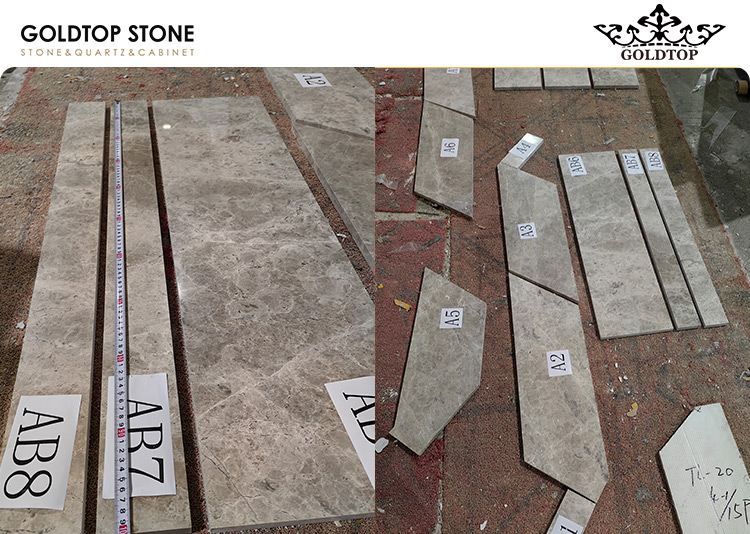 CHAUMET Vietnam Hanoi Boutique Project | Tundra Grey Marble Flooring & Staircase
