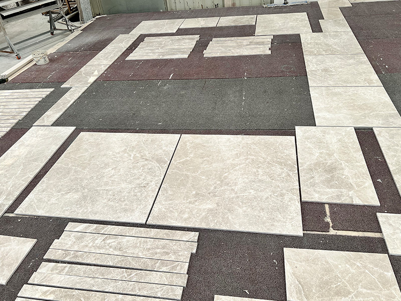 Turkey Tundra Grey Marble Slabs for Luxury Boutique Project
