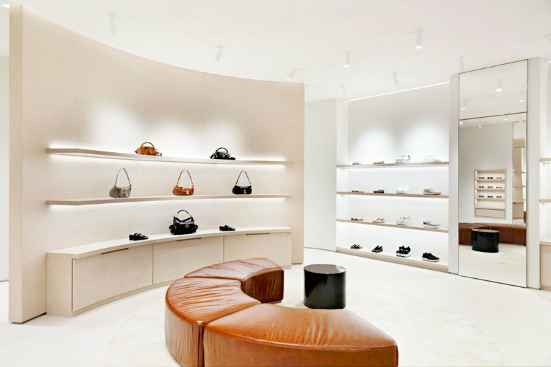 Chlo&eacute; Boutique Manila Project  Portugal Cream Limestone Retail Store Stone Application