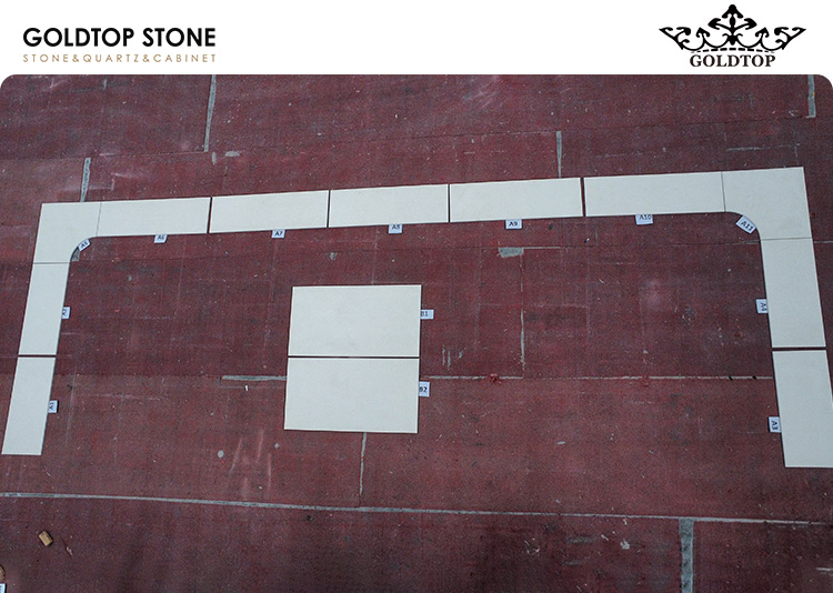 Piaget Boutique Project | White Limestone & Sodalite Blue Stone