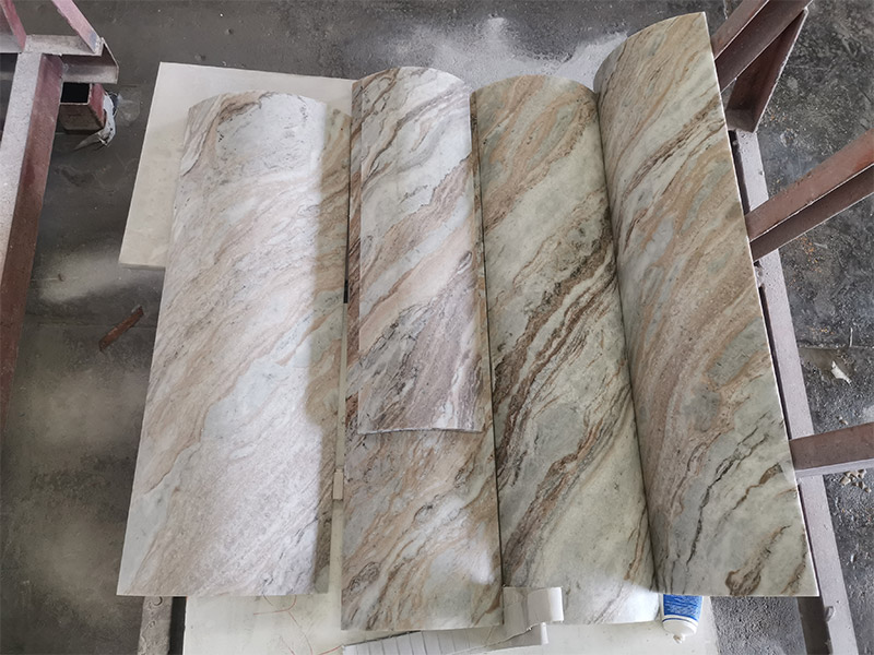 India Fantasy Brown Marble Natural Marble Tile