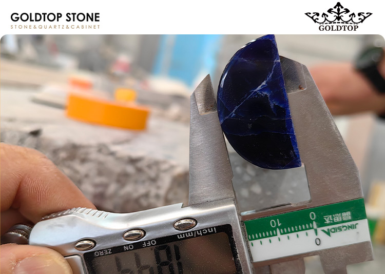 Piaget Boutique Project | White Limestone & Sodalite Blue Stone