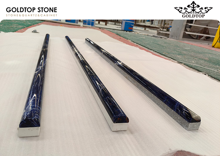 Piaget Boutique Project | White Limestone & Sodalite Blue Stone