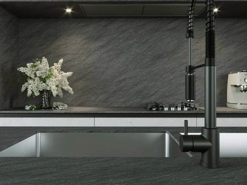 Carbine Grey Quartzite Slabs & Tiles For Countertops/ Backsplash/ Vanity Tops