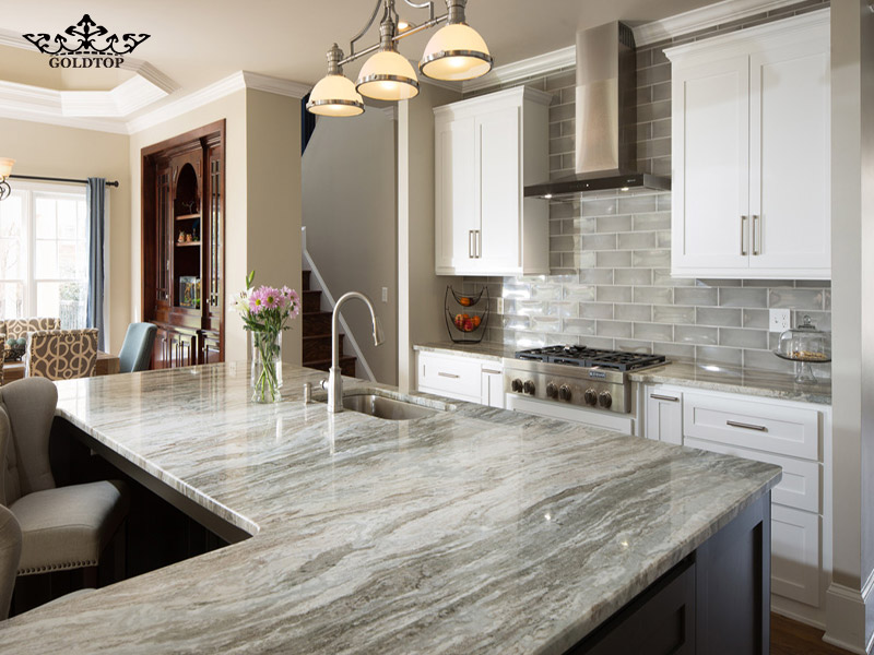 Fantasy Brown Marble kitchen countertops