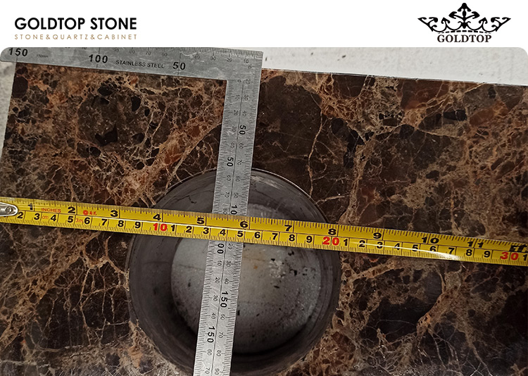 HERMES Marble Vanity Countertop Project  Luxury Stone Fabrication