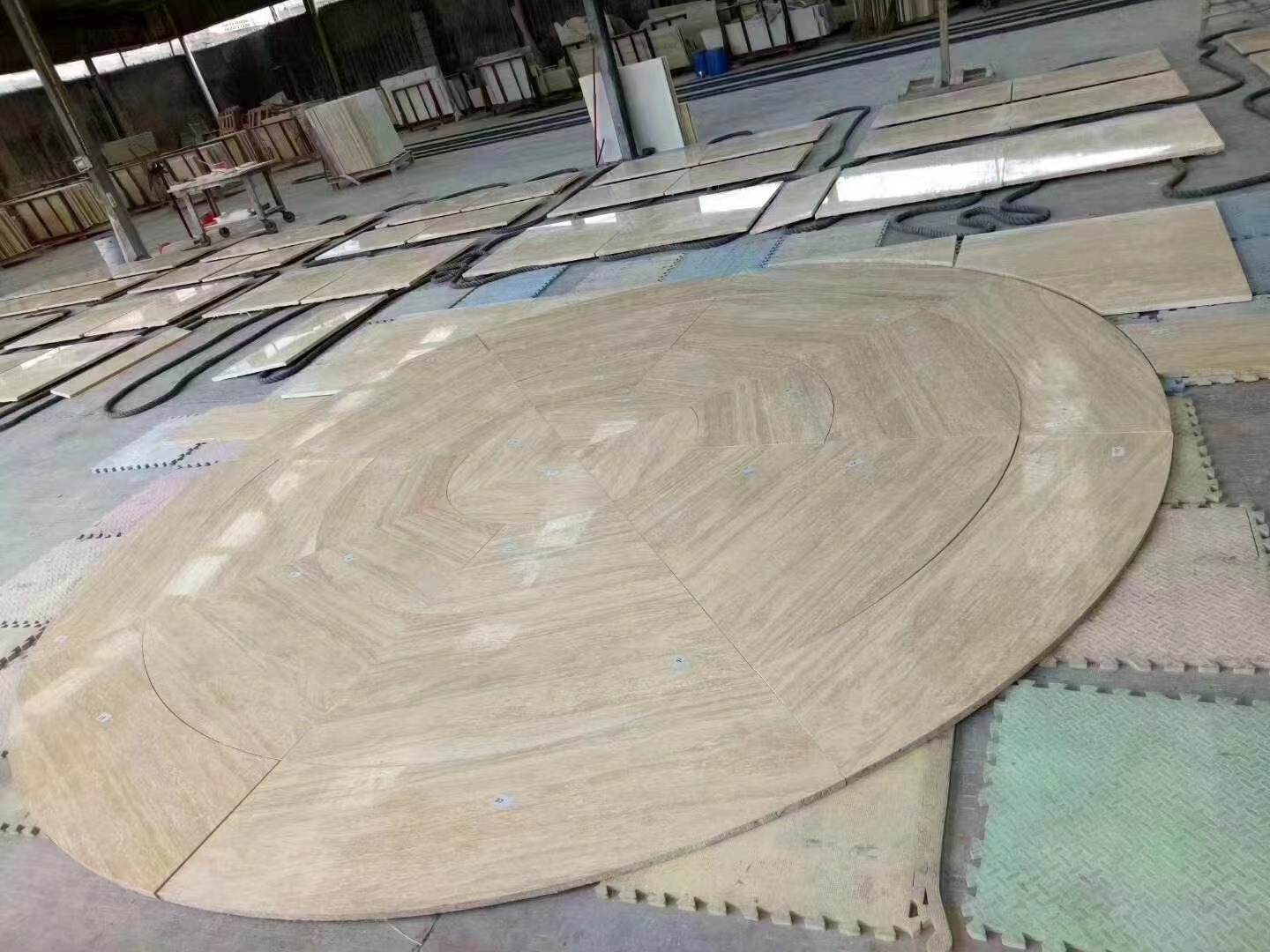 Maison Margiela Boutique Project with Turkey Roman Travertine Stone