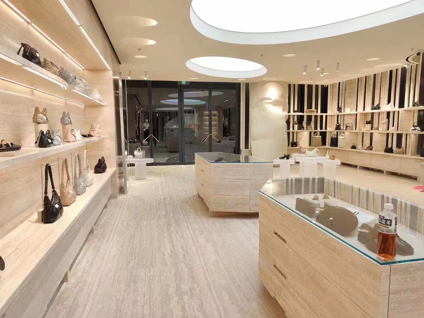 Maison Margiela Boutique Project with Turkey Roman Travertine Stone