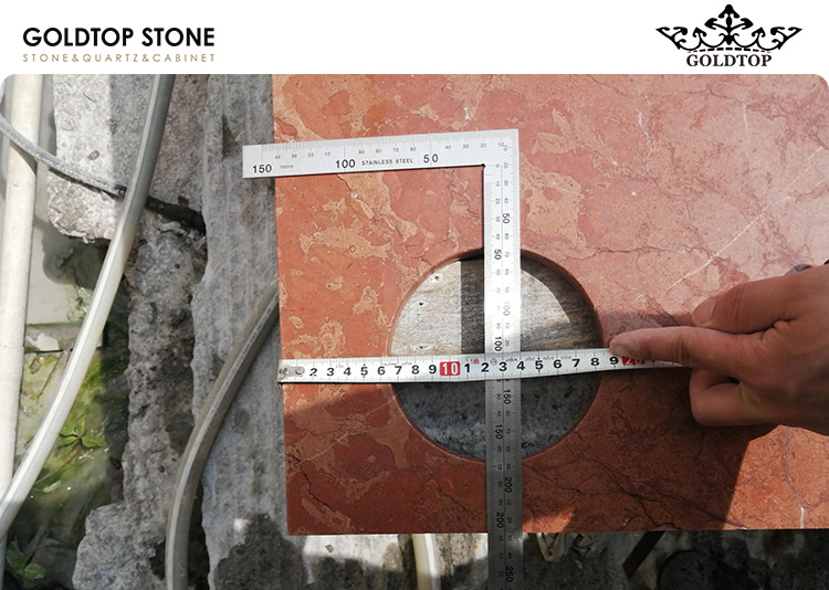 HERMES Marble Vanity Countertop Project  Luxury Stone Fabrication