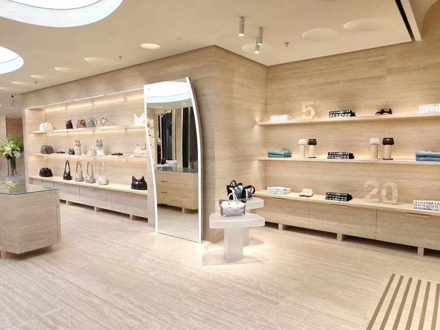 Maison Margiela Boutique Project with Turkey Roman Travertine Stone