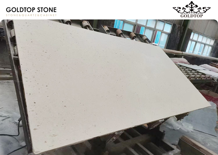 Jiangnan Buyi Store Project | Portugal Cream Limestone Reception Design