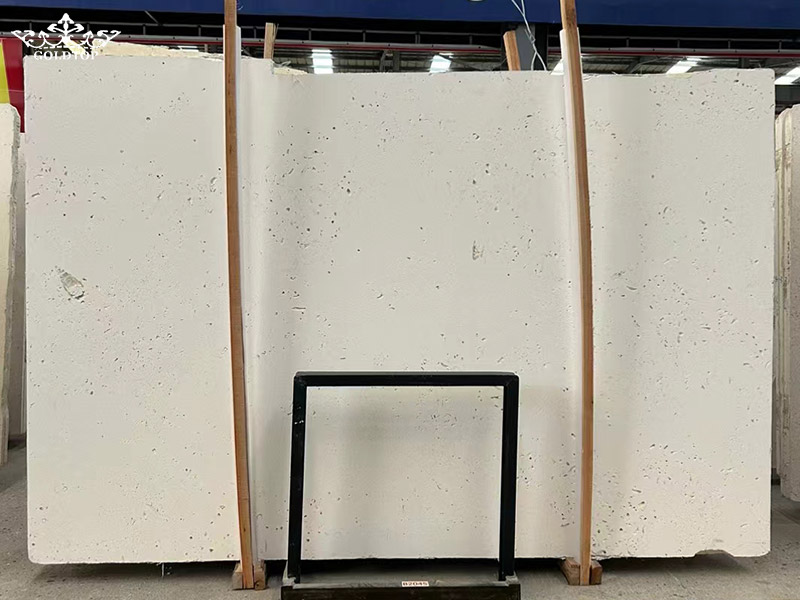 Ivory White Cheese Limestone Slab