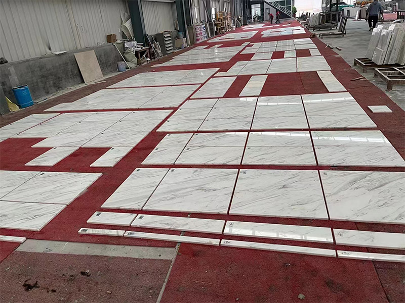 Custom Greece Volakas White Marble Tiles for Flooring/ Wall