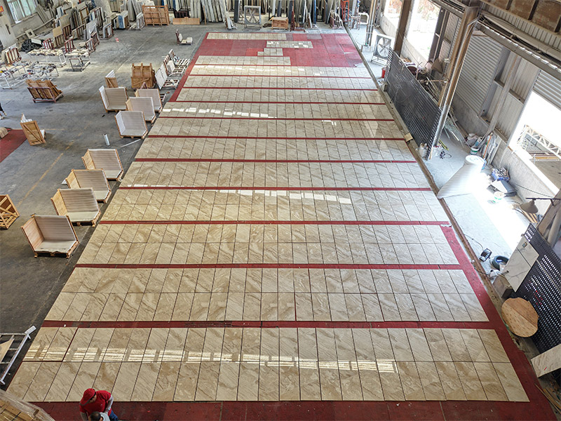 Turkey Cappucino Marble Beige Tiles for Flooring/ Wall