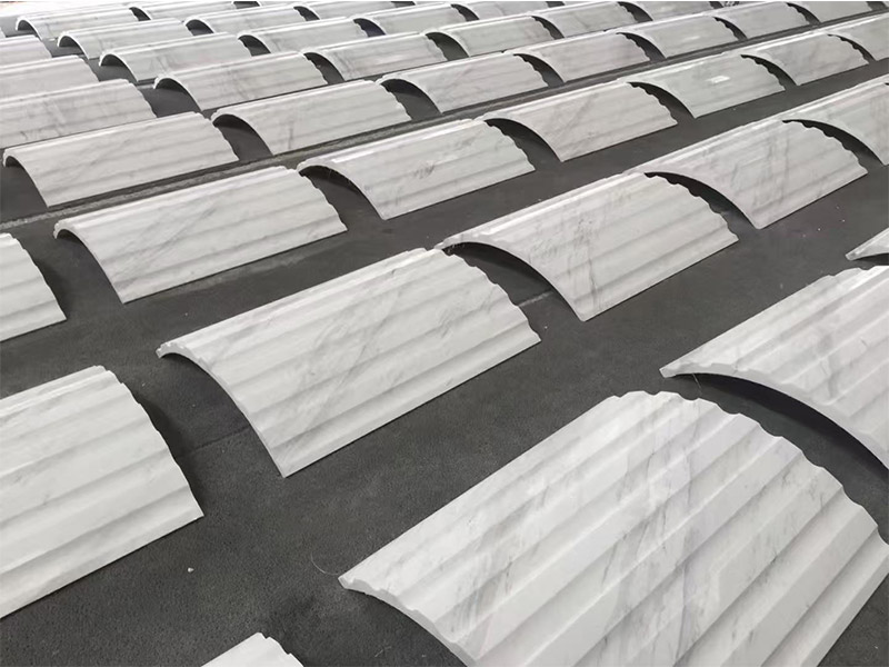 Custom Greece Volakas White Marble Tiles for Flooring/ Wall
