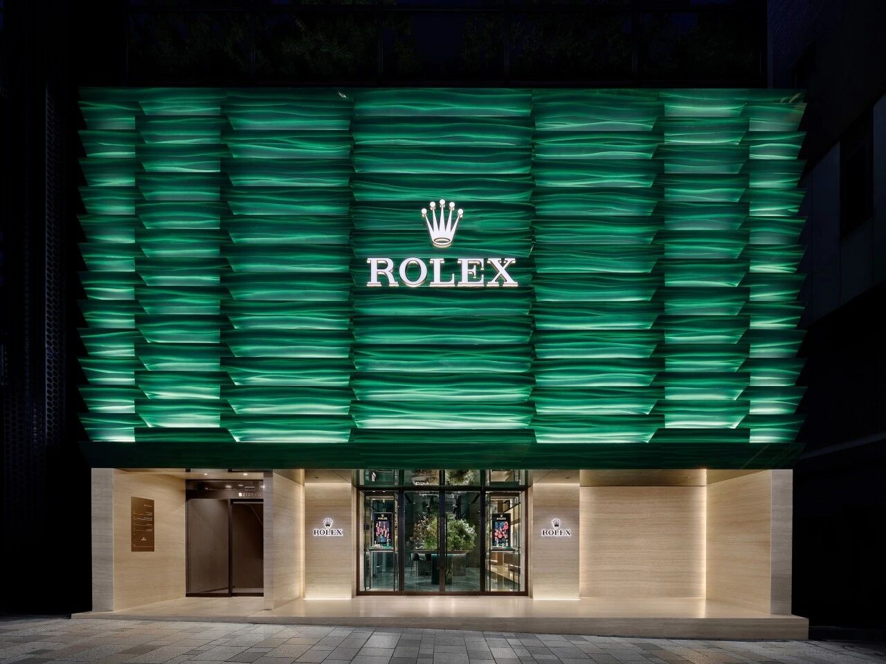 Rolex Flagship Store Stone Design with Luxury Marble
