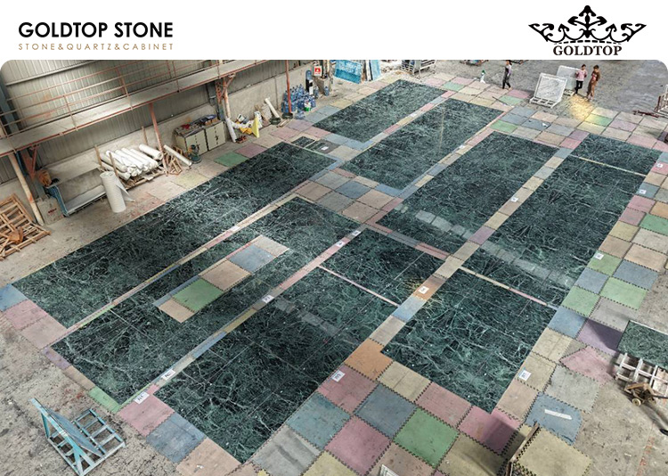 Prada Green Marble in PRADA Luxury Retail Store Design