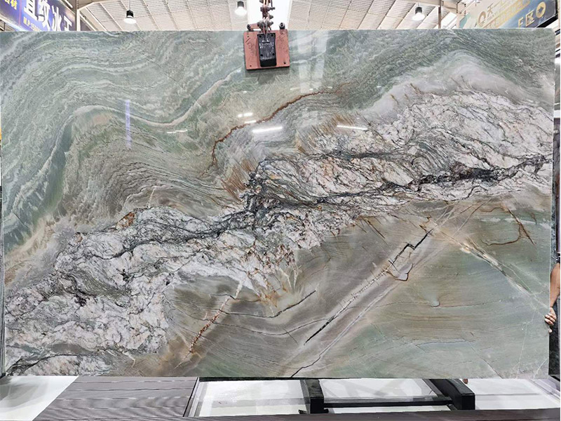 Stella Maestro Green Quartzite Slabs For Feature Wall/ Countertops/ Benchtop
