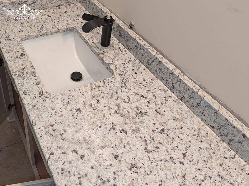 White Ornamental Granite countertops
