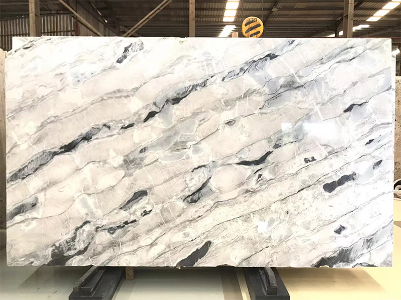 Arctic Ocean Quartzite Slabs For Flooring, Wall Cladding, Kitchen Countertops