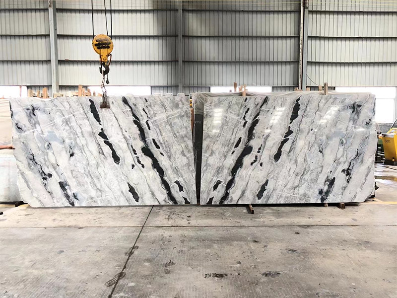Arctic Ocean Quartzite Slabs For Flooring, Wall Cladding, Kitchen Countertops