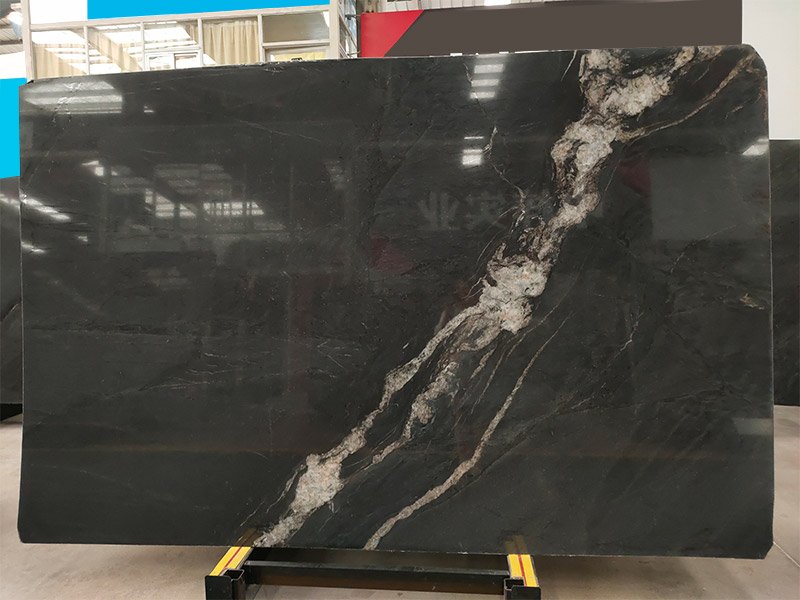 Black Gold Diamond Quartzite Slabs & Tiles For Wall/ Flooring/ Countertops