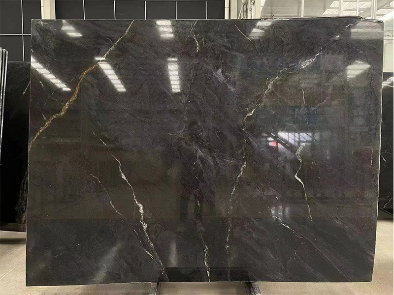 Black Gold Diamond Quartzite Slabs & Tiles For Wall/ Flooring/ Countertops