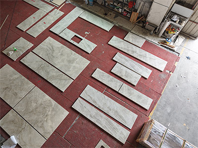 factory fabrication taj mahal quartzite countertops