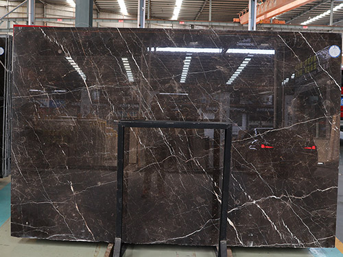 China Black Brown Gold Marble Tiles Factory Direct Sales